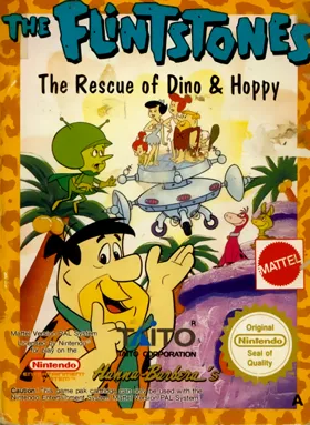 Flintstones, The - The Rescue of Dino & Hoppy (Europe) box cover front